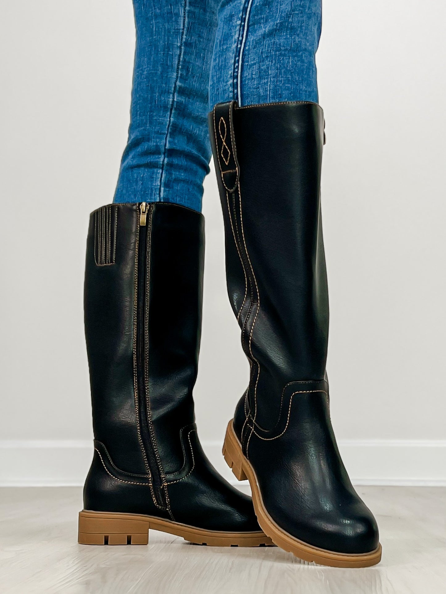 Corkys Gallop Tall Boots in BLACK
