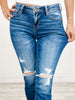 MICA Denim Mid-Rise Straight Leg Denim Jeans