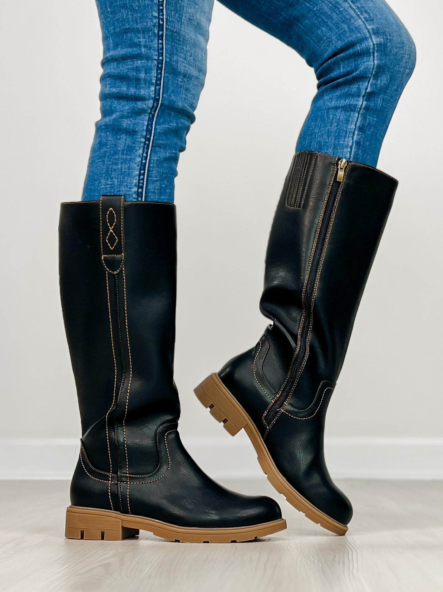 Corkys Gallop Tall Boots in BLACK