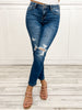 MICA Denim Mid-Rise Straight Leg Denim Jeans