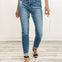 MICA Denim Super High Straight Leg with Step Hem Jeans