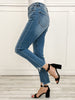 MICA Denim Super High Straight Leg with Step Hem Jeans