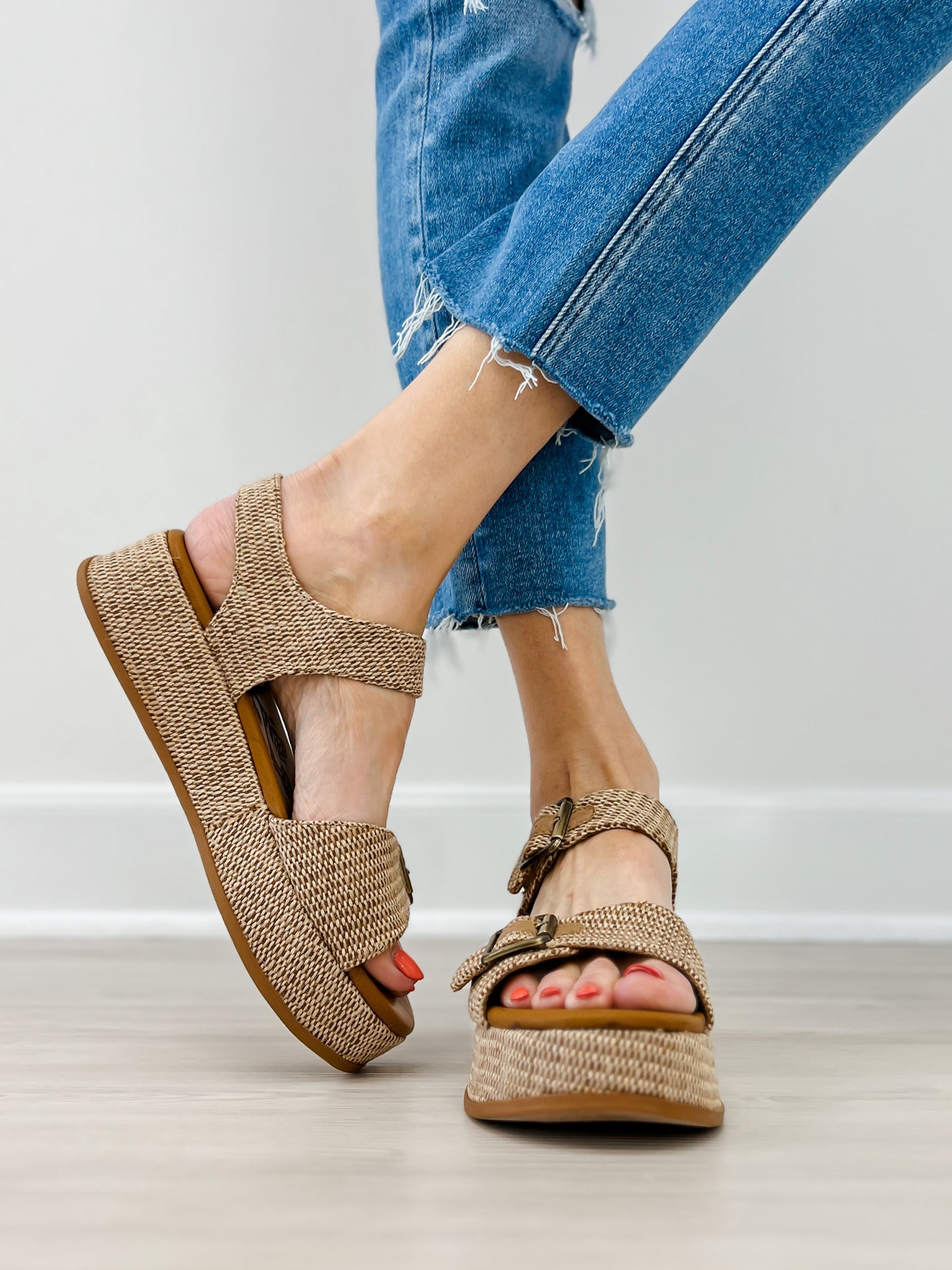 Blowfish Malibu Magical Wedge Sandals in Natural