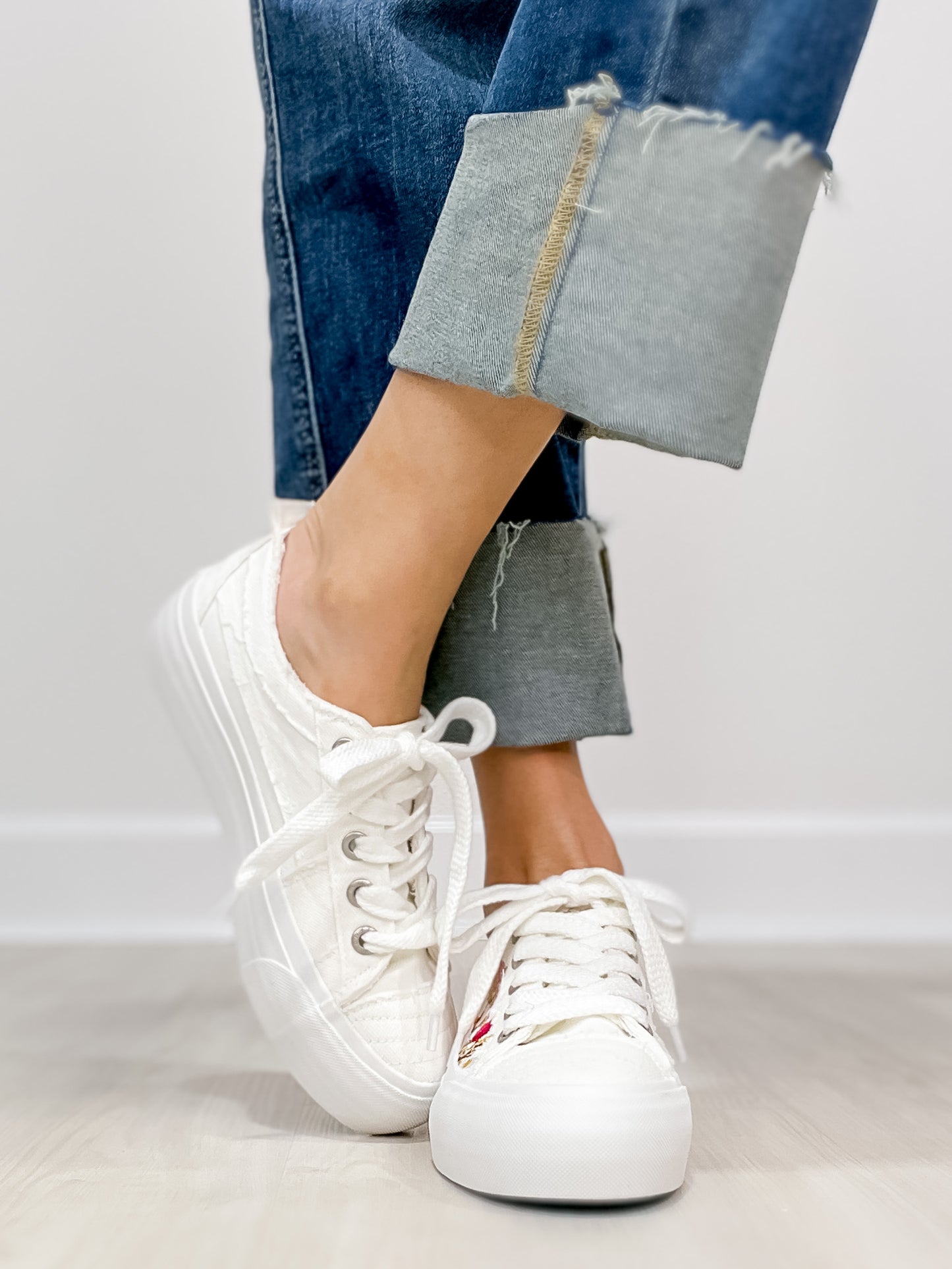 Blowfish Sadie Slip-On Sneakers in White