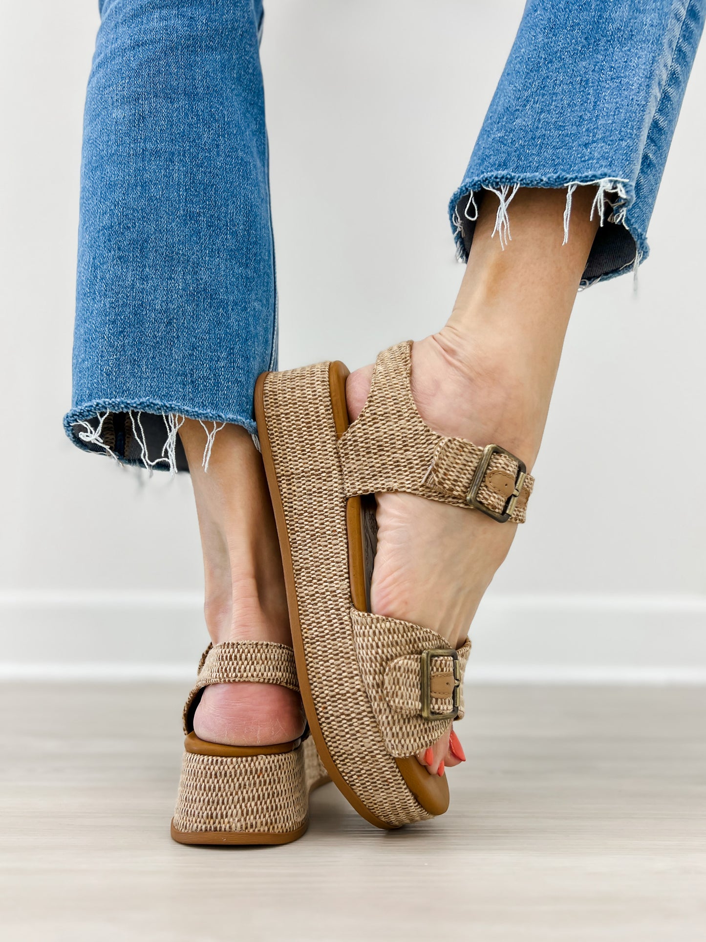 Blowfish Malibu Magical Wedge Sandals in Natural