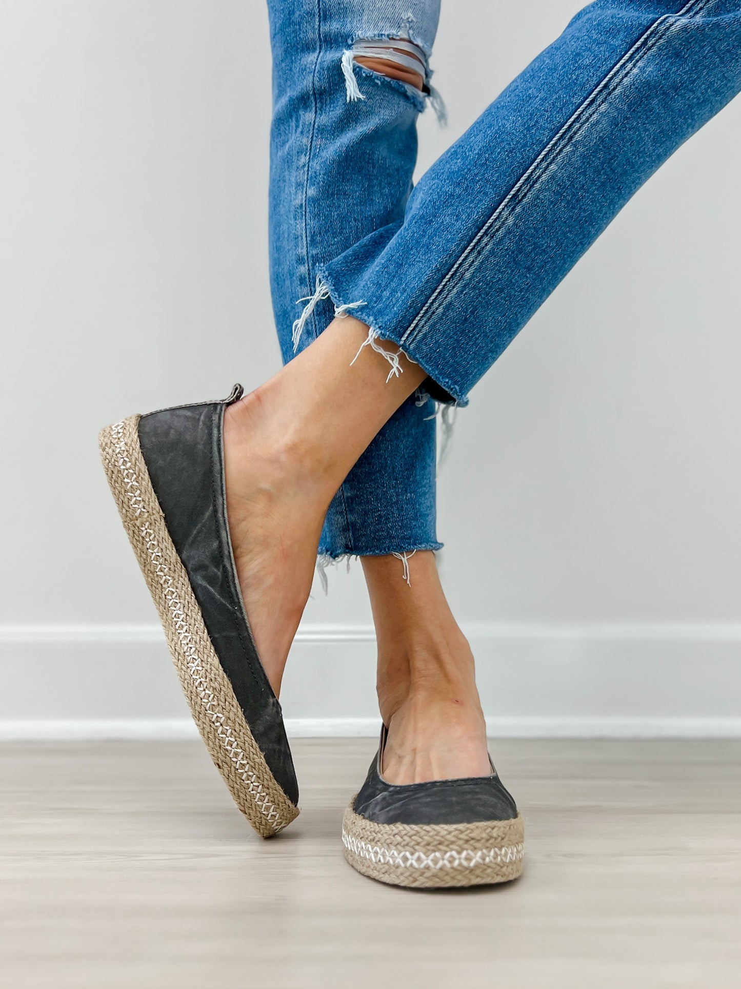 Blowfish Malibu Benita Espadrille Sneaker in Charcoal