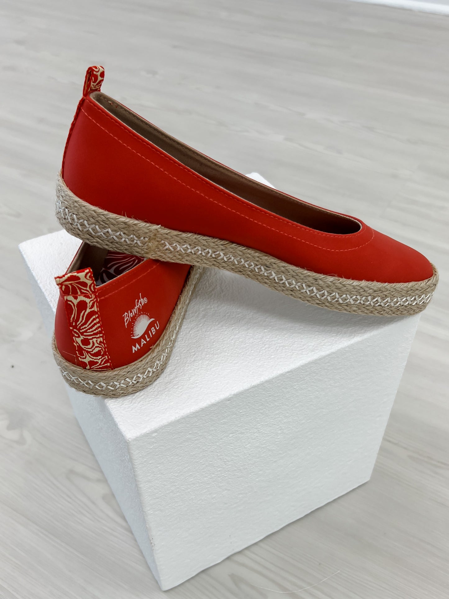 Blowfish Malibu Benita Espadrille Sneaker in Red Suede