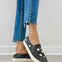 Blowfish Malibu Havasu Slip-On Tennis Shoes in Charcoal