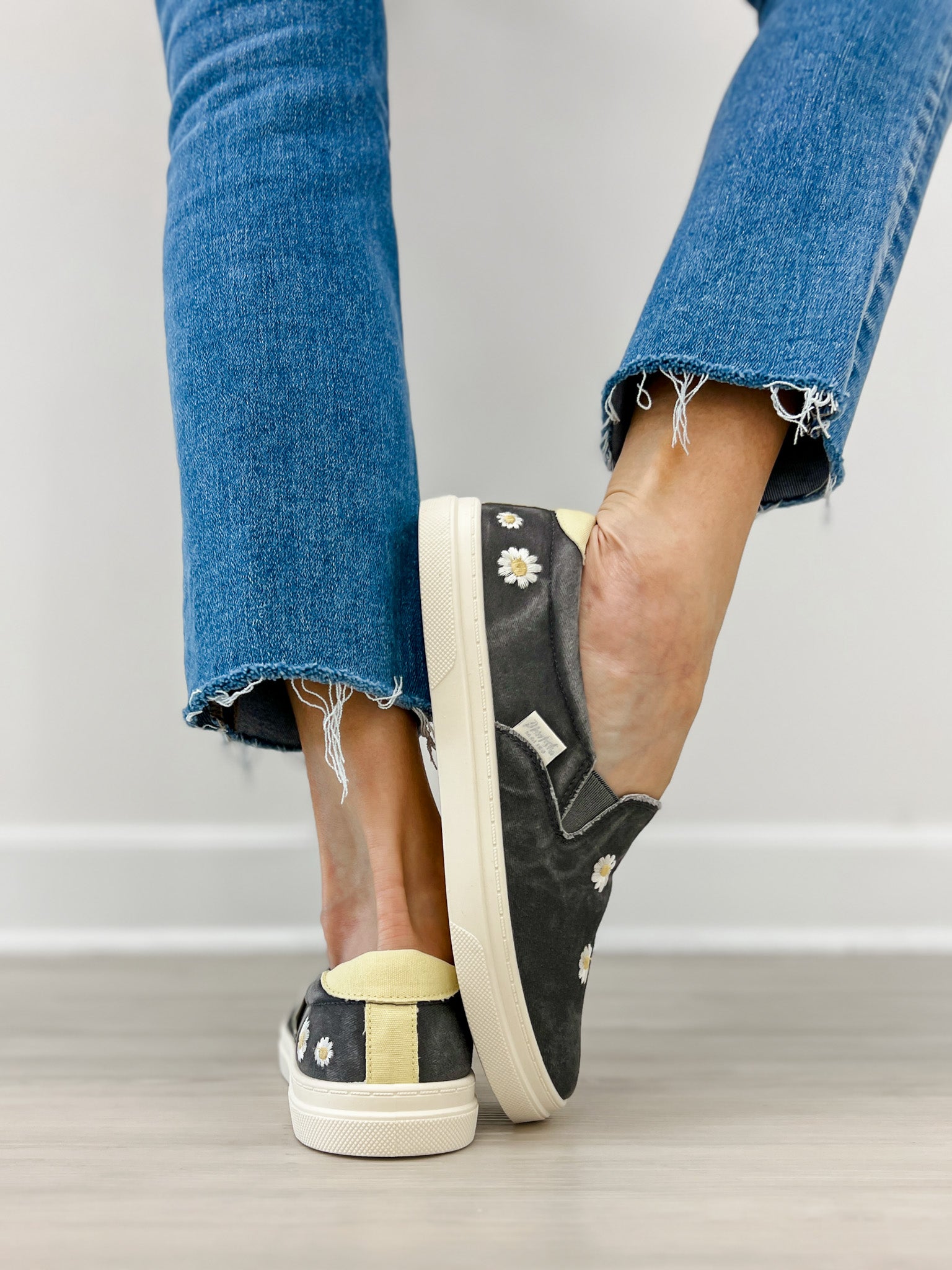 Blowfish Malibu Havasu Slip-On Tennis Shoes in Charcoal