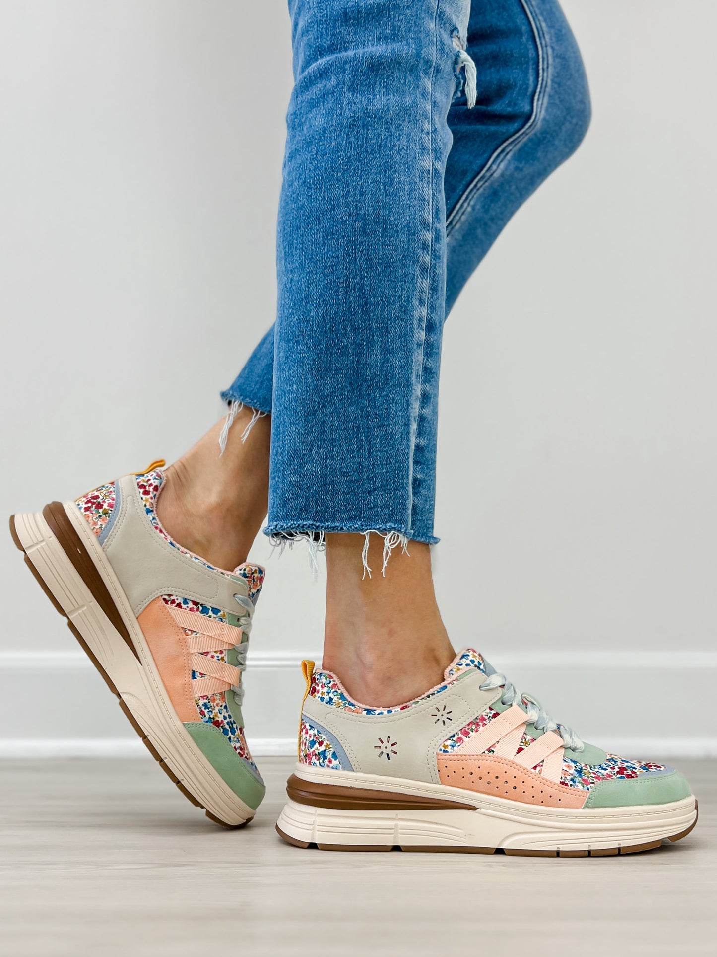 Blowfish Malibu Laurel Tennis Shoes in Cloud Blue Multi
