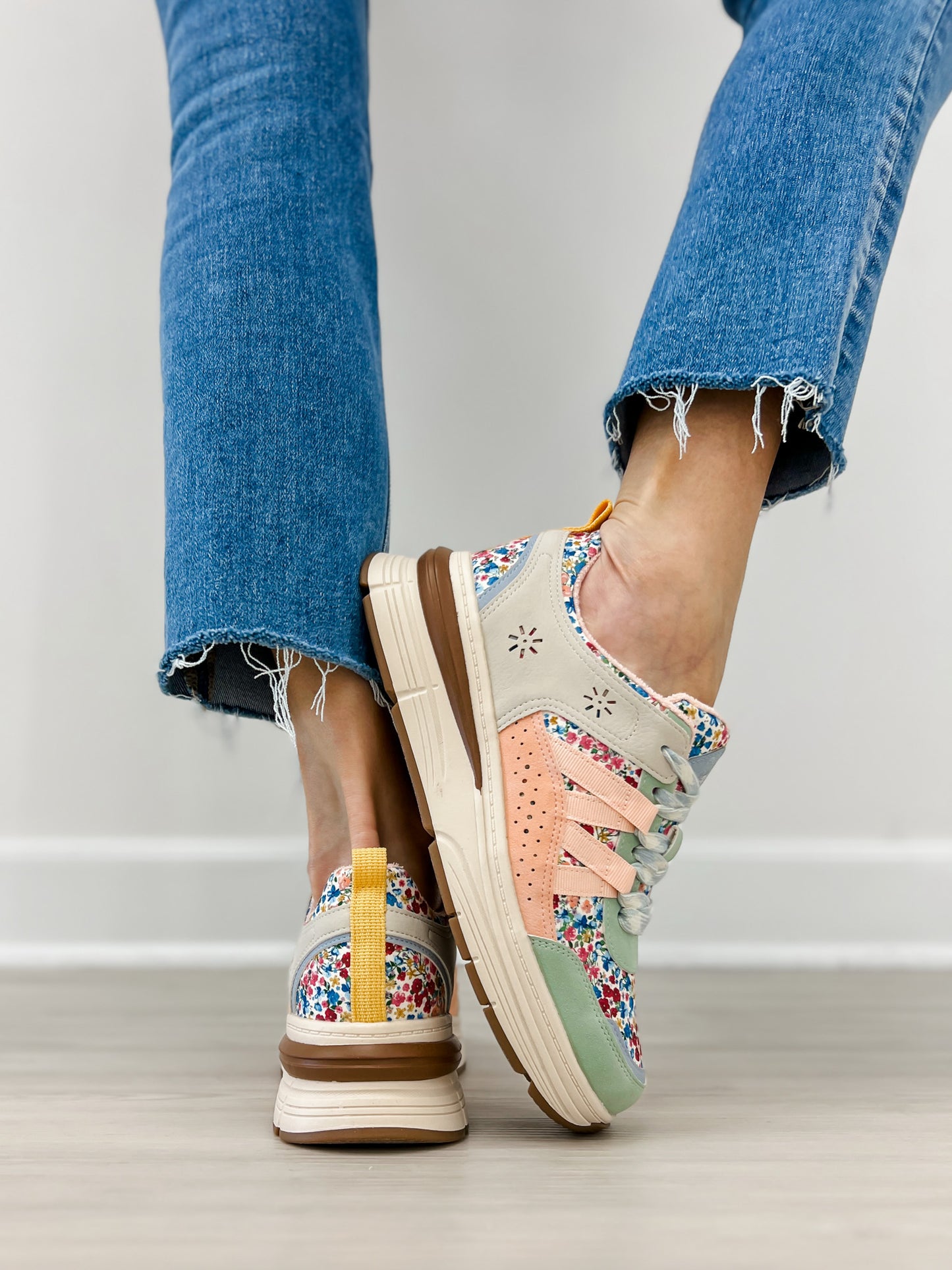 Blowfish Malibu Laurel Tennis Shoes in Cloud Blue Multi