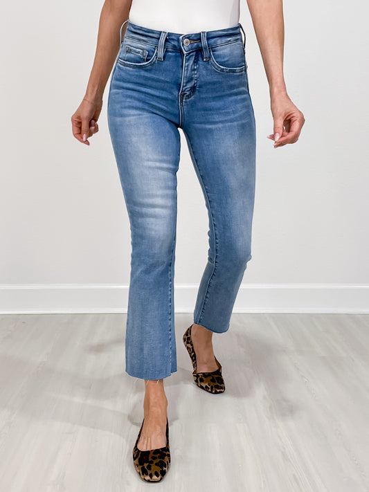 Lovervet by Vervet EASY ON ME Hi-Rise Kick Flare Jeans