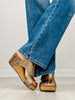 Corkys Carley Wedges in ROSE GOLD CRACKLE