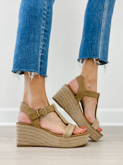Blowfish Mailbu Annika Espadrille Wedge Sandal in Natural Sand