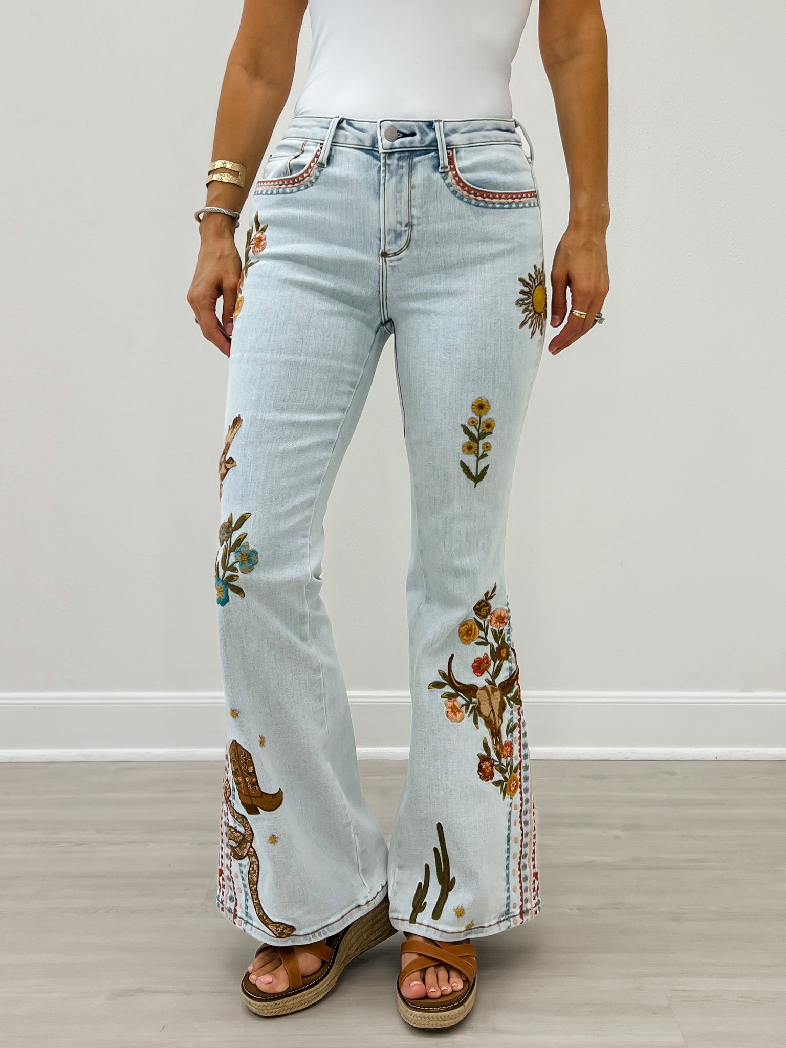 Driftwood Fab Farrah - Desert Hallucination Jeans