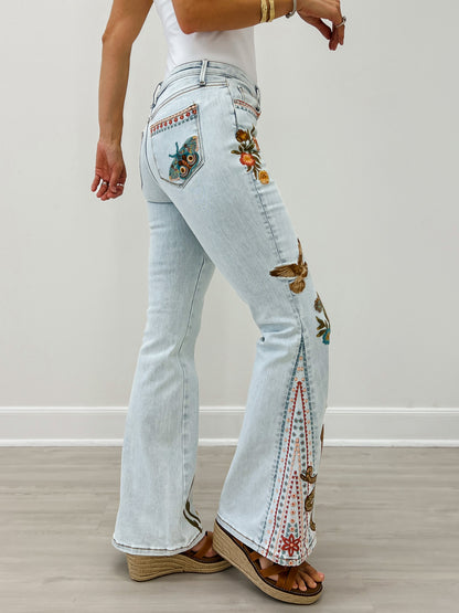 Driftwood Fab Farrah - Desert Hallucination Jeans