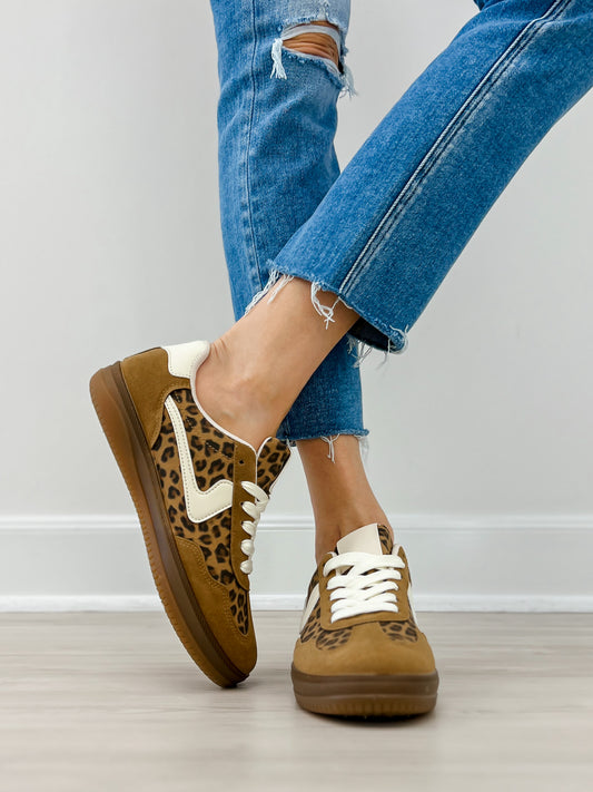 Outwoods Gianna-5 Sneakers in Mocha Leopard