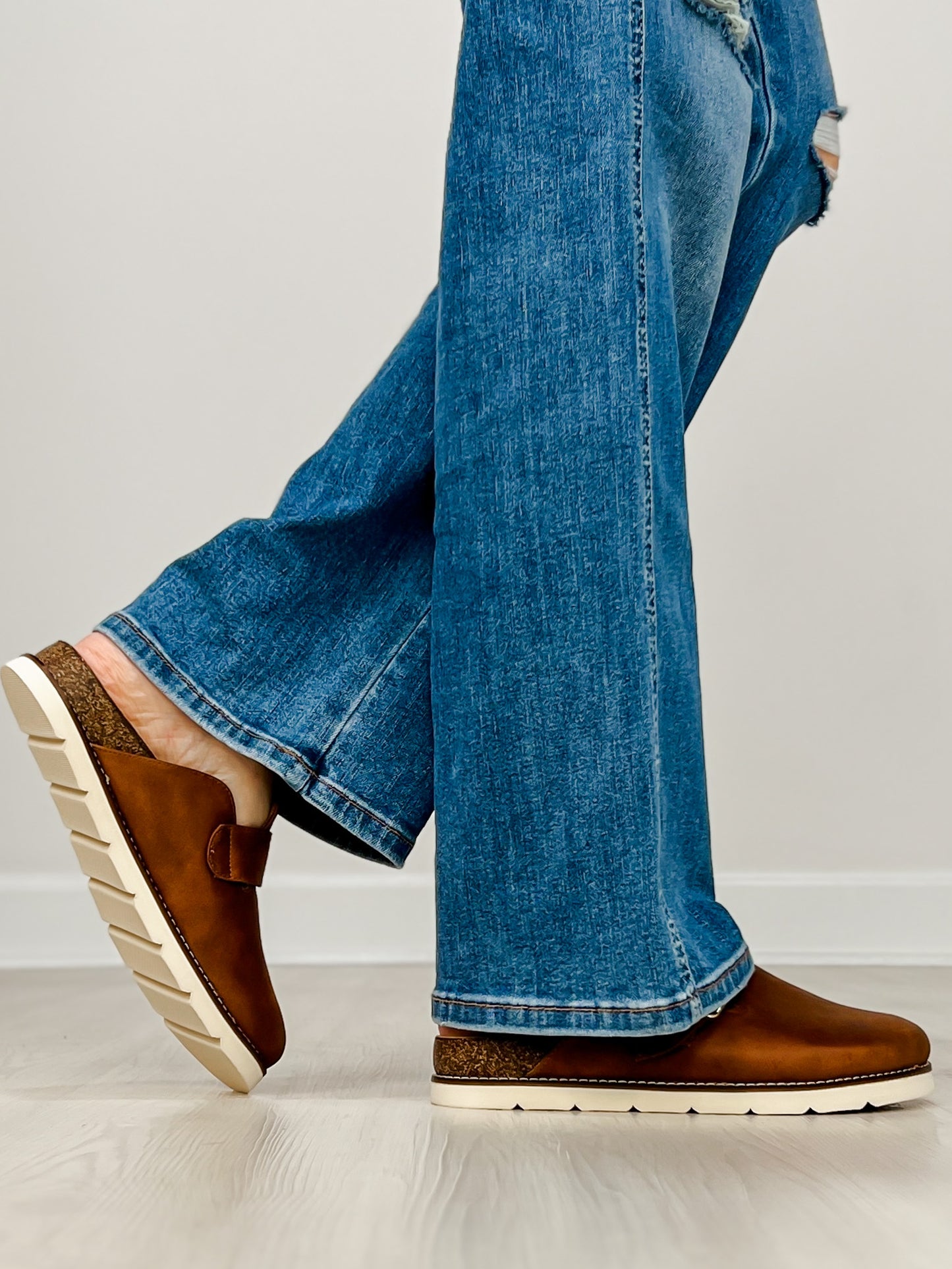 Corkys Day Dream Clogs in COGNAC