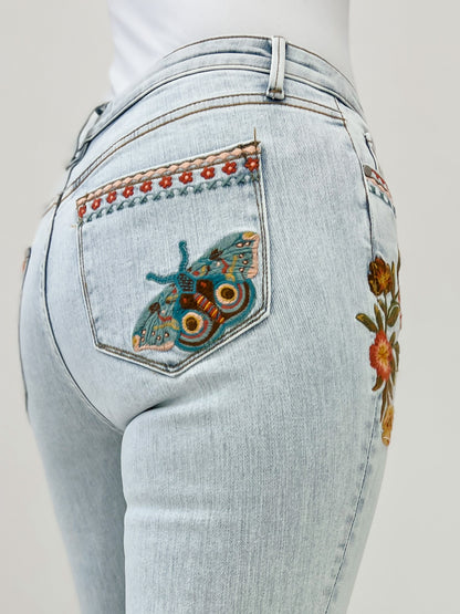 Driftwood Fab Farrah - Desert Hallucination Jeans