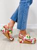 Corkys Carley Wedges in White Floral