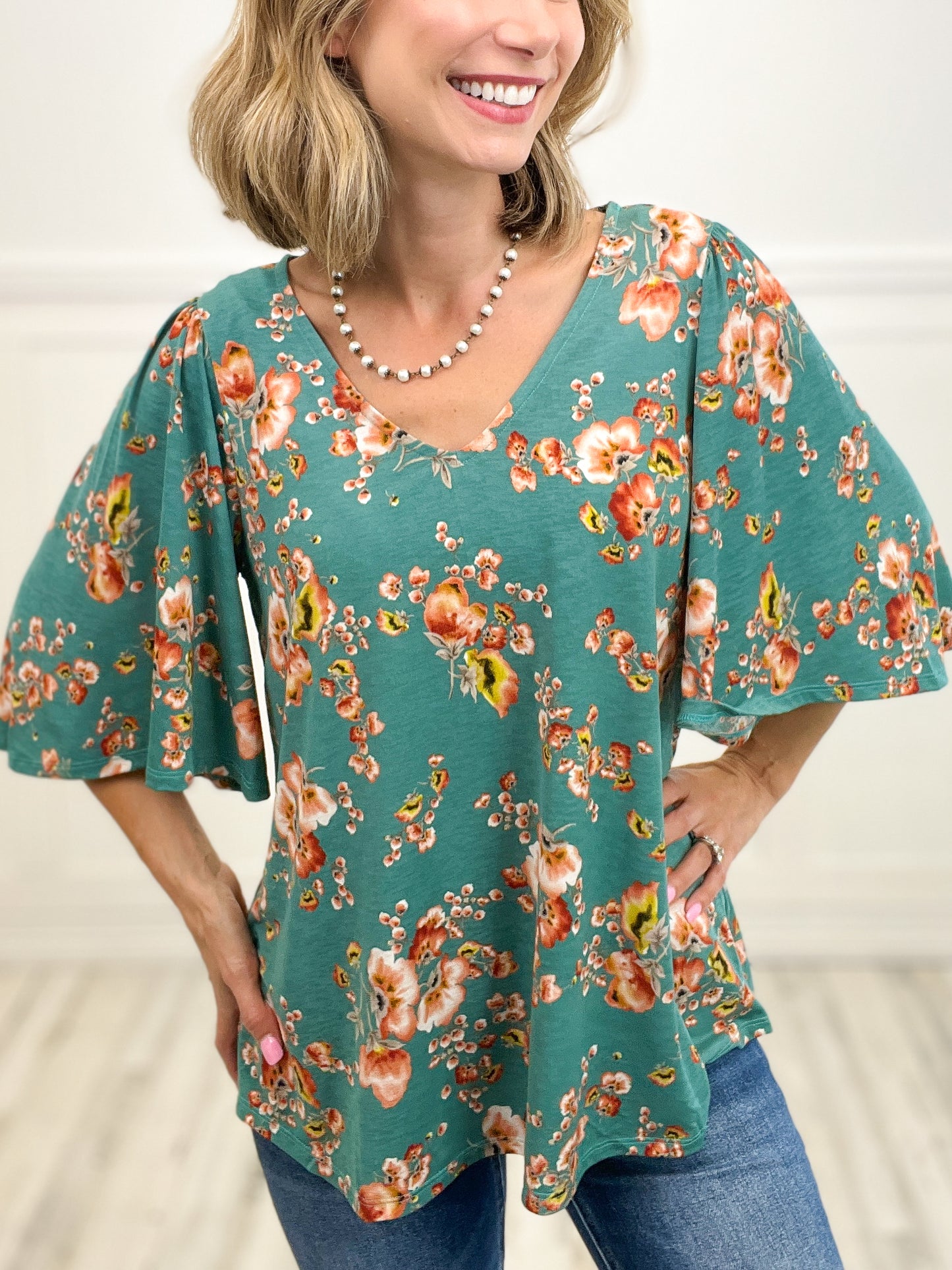 Fall Florals Blouse