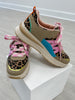 Blowfish Malibu Laurel Tennis Shoes in Bright Tan Multi