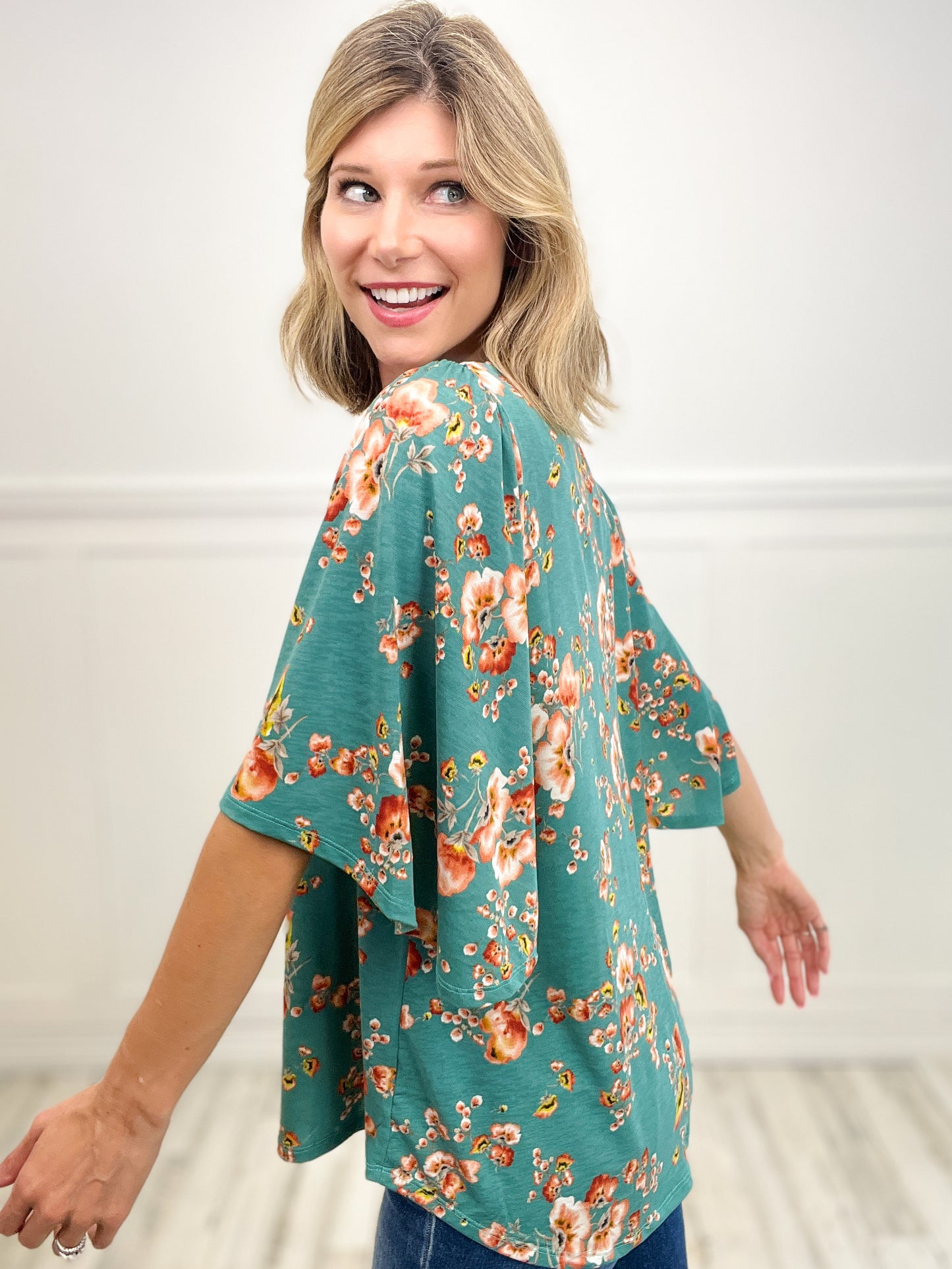 Fall Florals Blouse