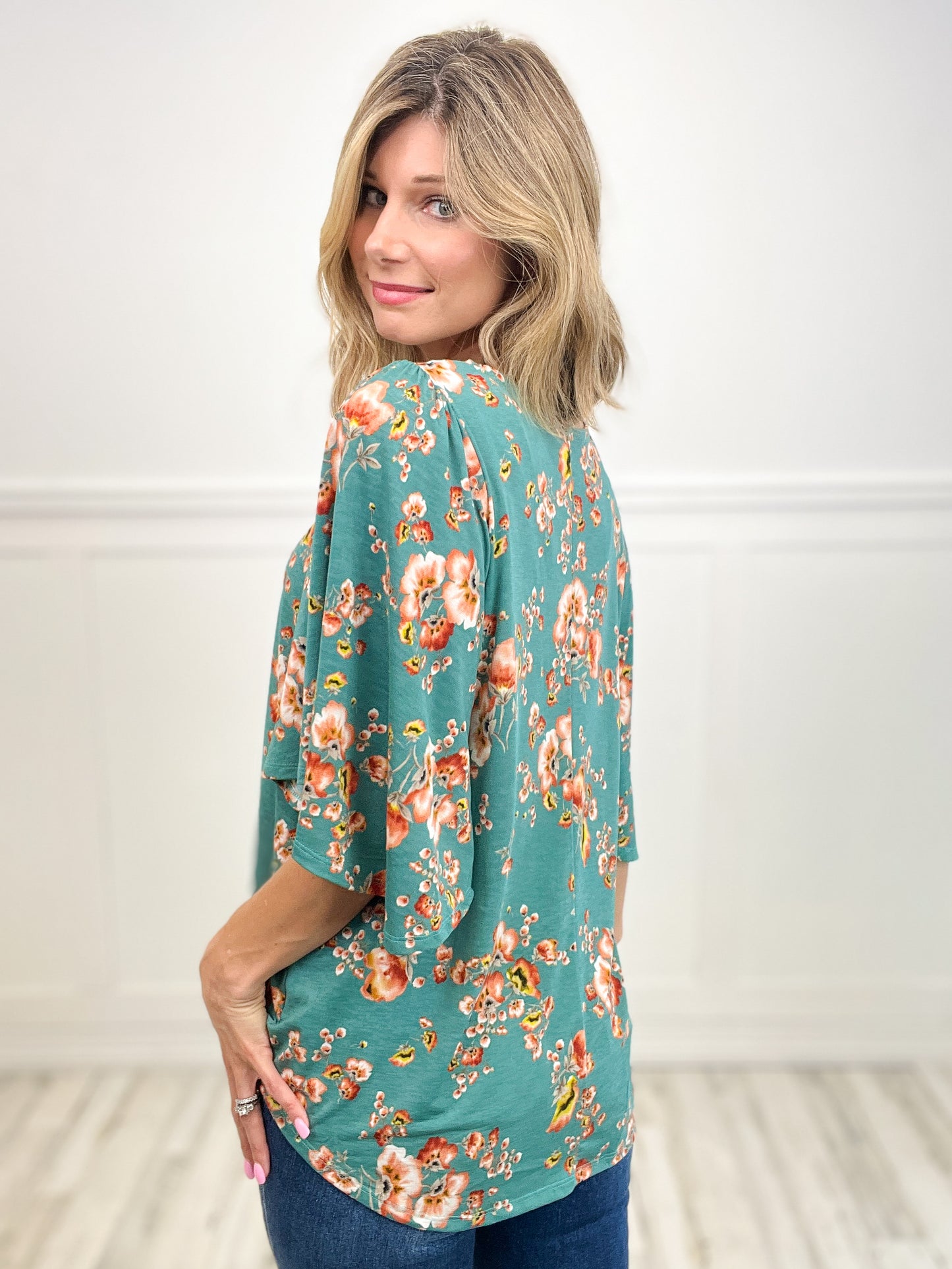 Fall Florals Blouse