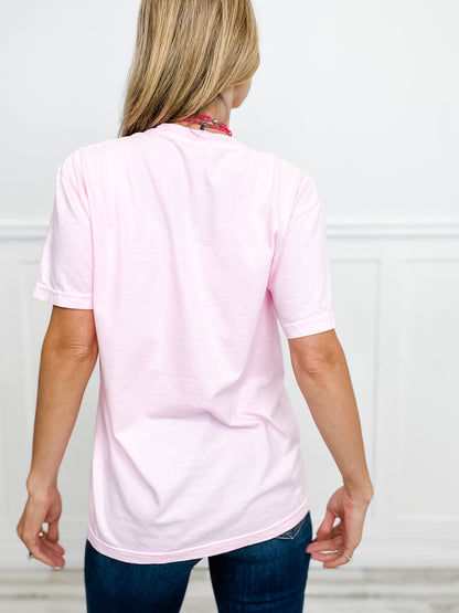 Pink Houston Baseball Graphic Tee