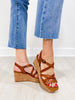 Blowfish Aurora Platform Wedge Sandal in Scotch