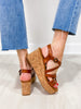 Blowfish Aurora Platform Wedge Sandal in Scotch
