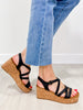 Blowfish Aurora Platform Wedge Sandal in Black