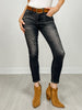 Risen SHADOW Mid Rise Ankle Skinny Jeans