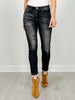Risen SHADOW Mid Rise Ankle Skinny Jeans