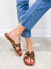 H-Cut Slip On Sandals in Leopard