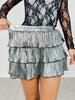 Shimmer Ruffle Skirt with Shorts
