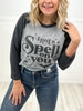 I Put A Spell On You 3/4 Sleeve Graphic Tee