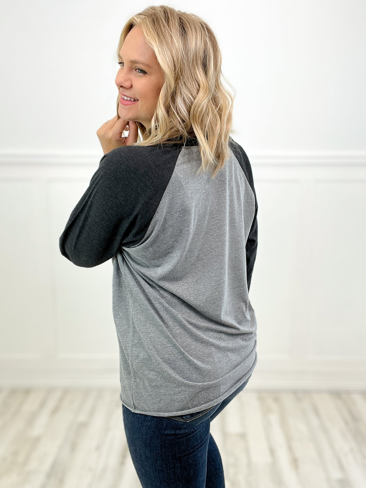 I Put A Spell On You 3/4 Sleeve Graphic Tee