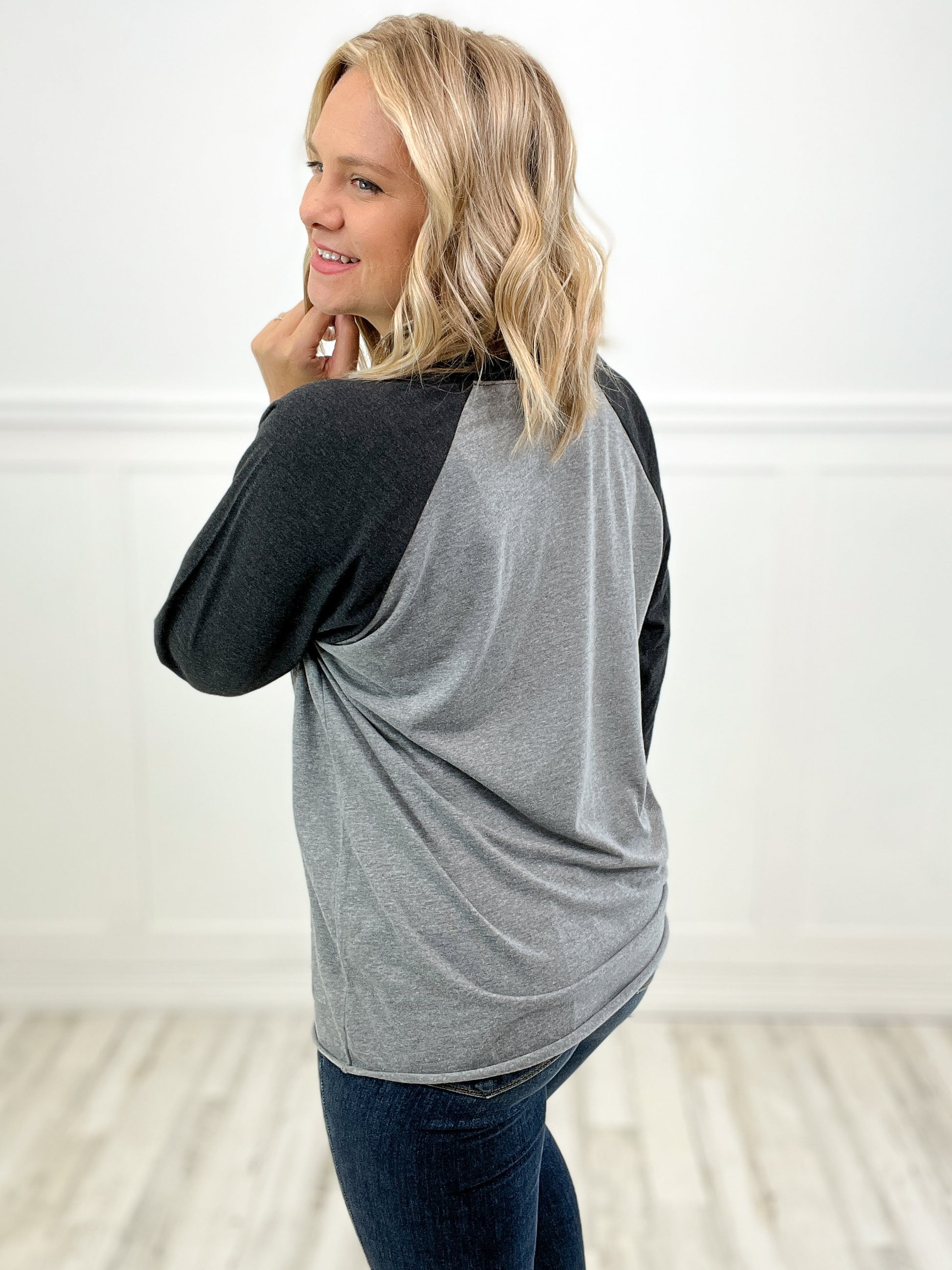 I Put A Spell On You 3/4 Sleeve Graphic Tee