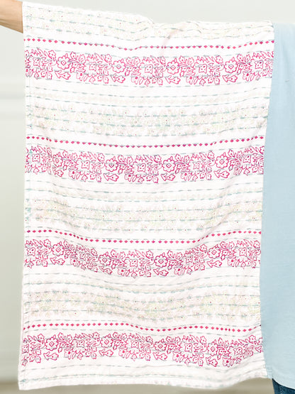Kid Rock Print Stitched Poncho Sleeve Top