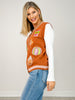 Glitter Fall Elements Sweater Vest