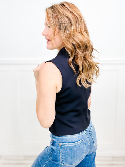 Keeping It Real Oversized Crop Vest