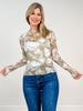 Long Sleeve Tree Camo Mesh Top