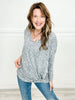 Long Sleeve V-Neck Dolman Sleeve Top