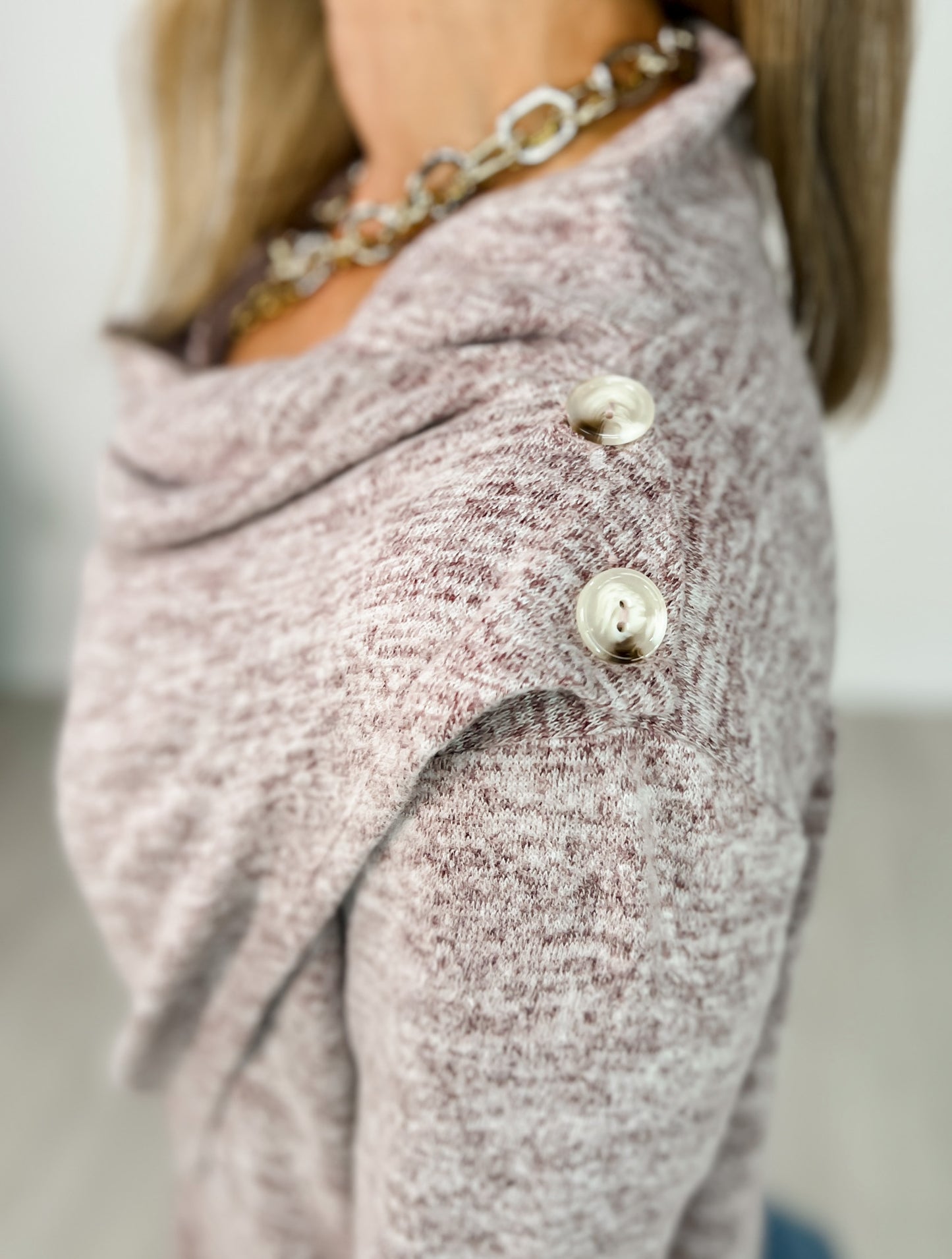 The Switch It Up Cardigan Sweater Top in H Grey
