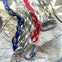 American Flag Carabiner Necklace