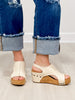 Corkys Carley Wedge in Cream