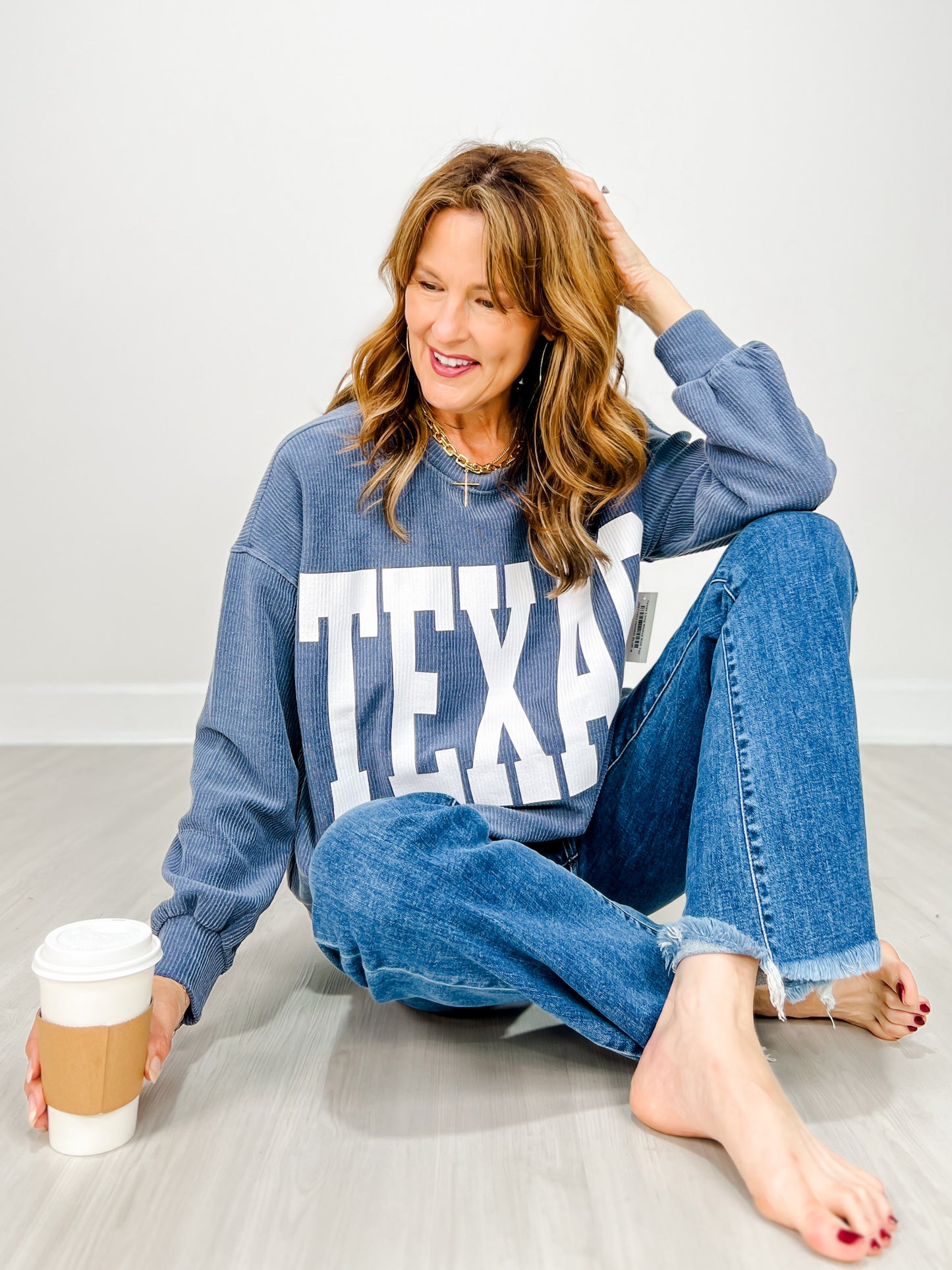 Texas Long Sleeve Knit Top