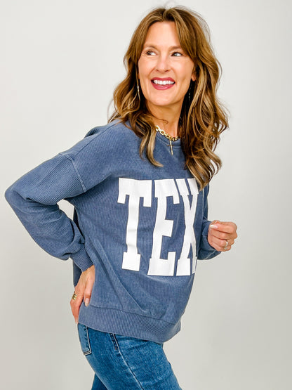 Texas Long Sleeve Knit Top
