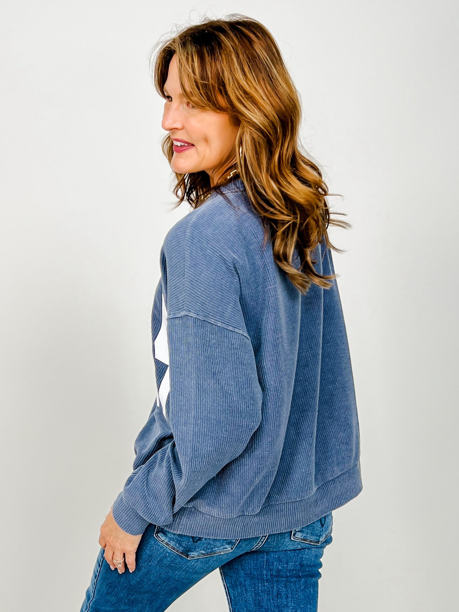 Texas Long Sleeve Knit Top